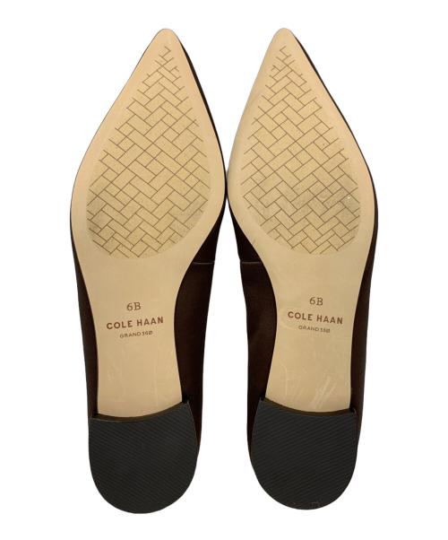 COLE HAAN（コールハーン）COLE HAAN (コールハーン) フローレット スキマー  ブラウン サイズ:6Bの古着・服飾アイテム