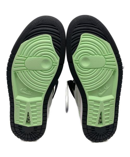 NIKE（ナイキ）NIKE (ナイキ) AIR JORDAN 1 ZOOM CMFT 2 ホワイト×ブラック×グリーン サイズ:28 未使用品の古着・服飾アイテム