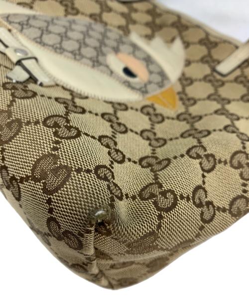 GUCCI（グッチ）GUCCI (グッチ) チルドレンズ ZOO パパガッロ ミニトート ベージュの古着・服飾アイテム