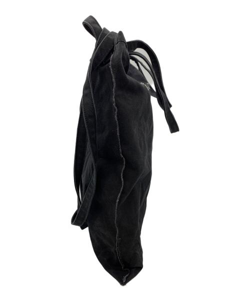 MM6 Maison Margiela（エムエムシックスメゾンマルジェラ）MM6 Maison Margiela (エムエムシックスメゾンマルジェラ) ダブルハンドルトートバッグ ブラックの古着・服飾アイテム