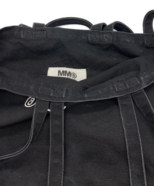 MM6 Maison Margiela（エムエムシックスメゾンマルジェラ）MM6 Maison Margiela (エムエムシックスメゾンマルジェラ) ダブルハンドルトートバッグ ブラックの古着・服飾アイテム