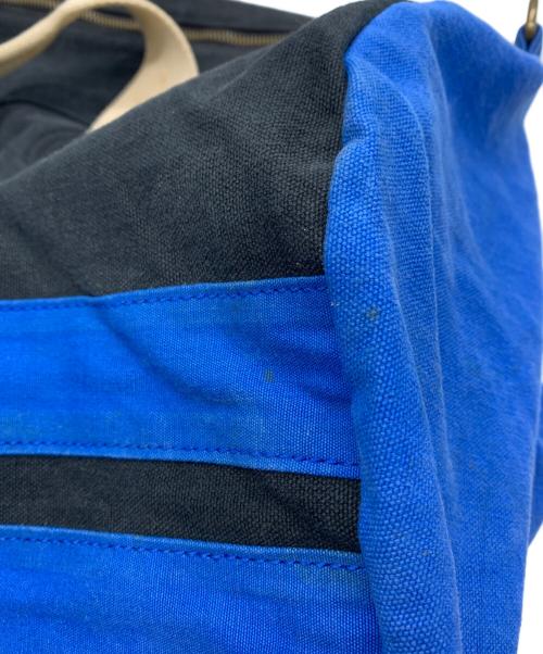 Rugby Ralph Lauren（ラグビーラルフローレン）Rugby Ralph Lauren (ラグビーラルフローレン) ボストンバッグ ブラック×ブルーの古着・服飾アイテム