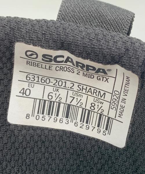 SCARPA（スカルパ）SCARPA (スカルパ) Ribelle Cross 2 グレー サイズ:EU40の古着・服飾アイテム
