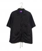 THE NORTHFACE PURPLELABELザ・ノースフェイス パープルレーベル）の古着「Nylon Taffeta Field S/S Shirt」｜グレー