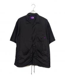 THE NORTHFACE PURPLELABEL（ザ・ノースフェイス パープルレーベル）の古着「Nylon Taffeta Field S/S Shirt」｜グレー