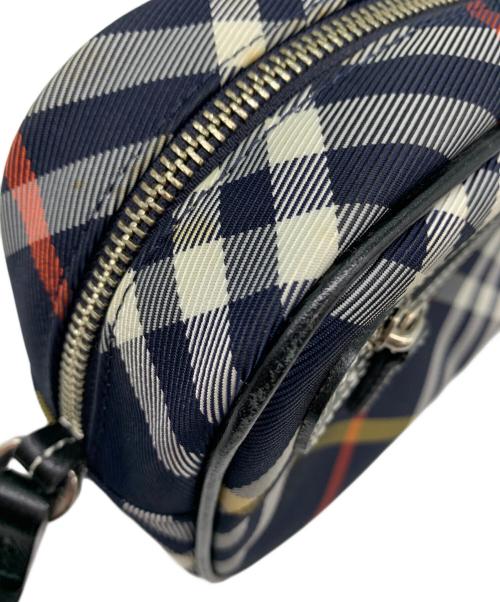 BURBERRY BLUE LABEL（バーバリー ブルー レーベル）BURBERRY BLUE LABEL (バーバリー ブルー レーベル) ショルダーバッグ ブルーの古着・服飾アイテム