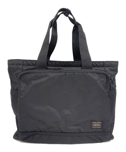 PORTER（ポーター）PORTER (ポーター) フラッシュトートバッグ ブラックの古着・服飾アイテム