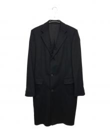 BOSS HUGO BOSS（ボス ヒューゴボス）の古着「カシミヤコート」｜ブラック
