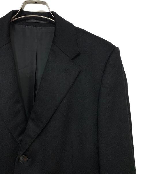 BOSS HUGO BOSS（ボス ヒューゴボス）BOSS HUGO BOSS (ボス ヒューゴボス) カシミヤコート ブラック サイズ:UK50の古着・服飾アイテム