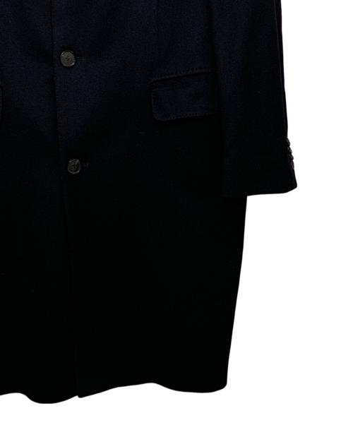 BOSS HUGO BOSS（ボス ヒューゴボス）BOSS HUGO BOSS (ボス ヒューゴボス) カシミヤコート ブラック サイズ:UK50の古着・服飾アイテム