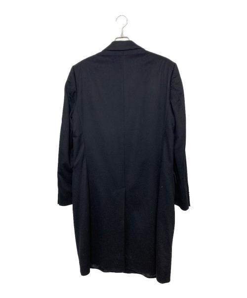 BOSS HUGO BOSS（ボス ヒューゴボス）BOSS HUGO BOSS (ボス ヒューゴボス) カシミヤコート ブラック サイズ:UK50の古着・服飾アイテム