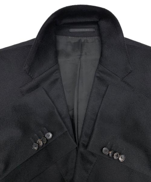 BOSS HUGO BOSS（ボス ヒューゴボス）BOSS HUGO BOSS (ボス ヒューゴボス) カシミヤコート ブラック サイズ:UK50の古着・服飾アイテム
