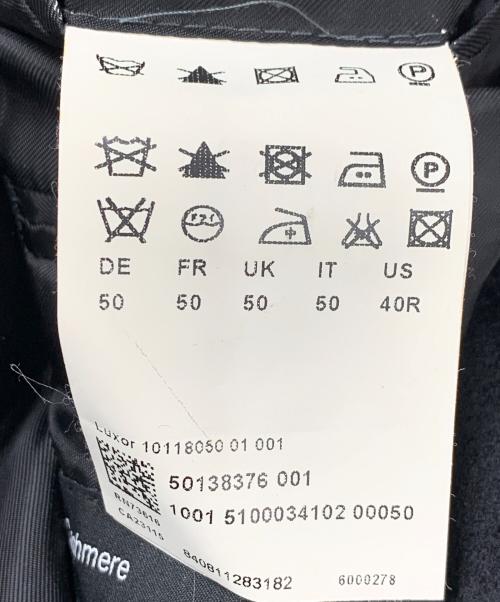 BOSS HUGO BOSS（ボス ヒューゴボス）BOSS HUGO BOSS (ボス ヒューゴボス) カシミヤコート ブラック サイズ:UK50の古着・服飾アイテム