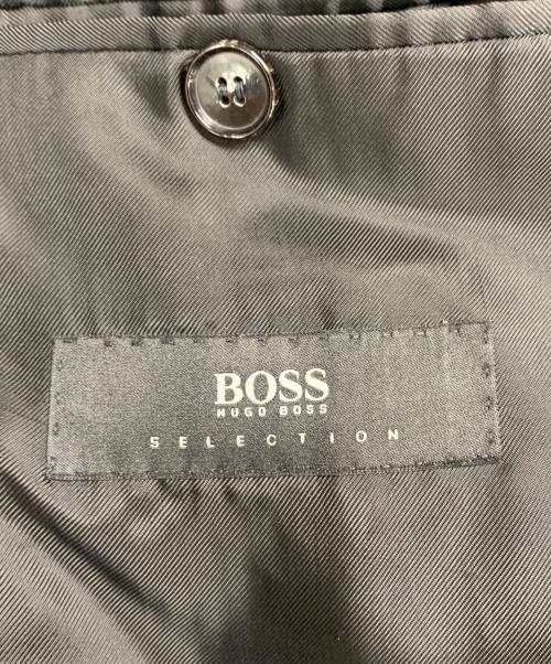 BOSS HUGO BOSS（ボス ヒューゴボス）BOSS HUGO BOSS (ボス ヒューゴボス) カシミヤコート ブラック サイズ:UK50の古着・服飾アイテム