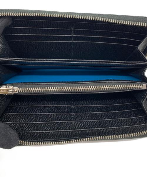 BVLGARI（ブルガリ）BVLGARI (ブルガリ) ブルガリ マン ジップウォレット ブラックの古着・服飾アイテム
