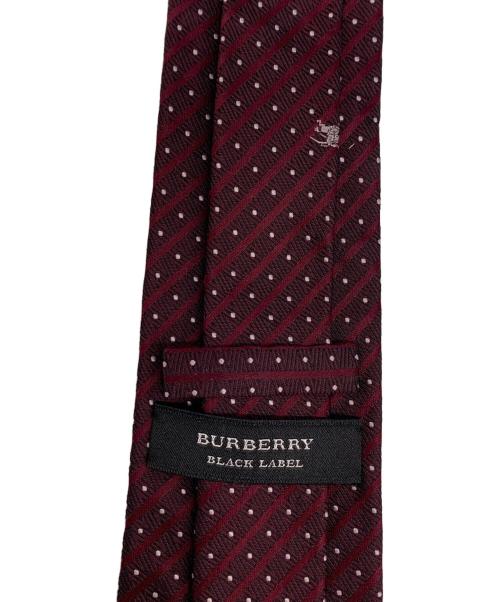 BURBERRY BLACK LABEL（バーバリーブラックレーベル）BURBERRY BLACK LABEL (バーバリーブラックレーベル) ネクタイ ワインレッド サイズ:表記無しの古着・服飾アイテム