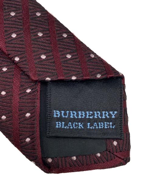 BURBERRY BLACK LABEL（バーバリーブラックレーベル）BURBERRY BLACK LABEL (バーバリーブラックレーベル) ネクタイ ワインレッド サイズ:表記無しの古着・服飾アイテム