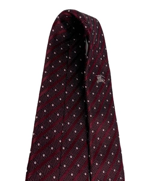 BURBERRY BLACK LABEL（バーバリーブラックレーベル）BURBERRY BLACK LABEL (バーバリーブラックレーベル) ネクタイ ワインレッド サイズ:表記無しの古着・服飾アイテム