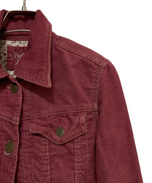 Hysteric Glamour（ヒステリックグラマー）Hysteric Glamour (ヒステリックグラマー) コーデュロイジャケット ピンク サイズ:FREEの古着・服飾アイテム