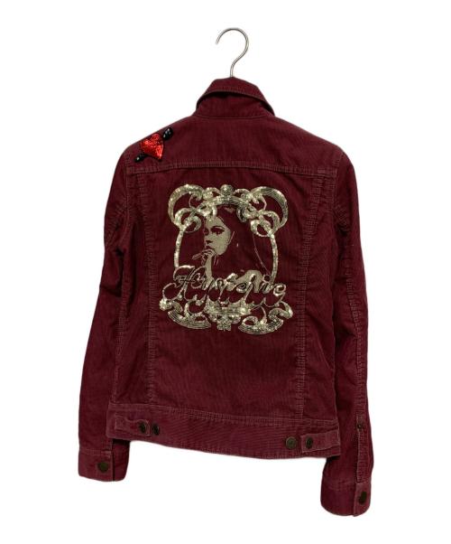 Hysteric Glamour（ヒステリックグラマー）Hysteric Glamour (ヒステリックグラマー) コーデュロイジャケット ピンク サイズ:FREEの古着・服飾アイテム