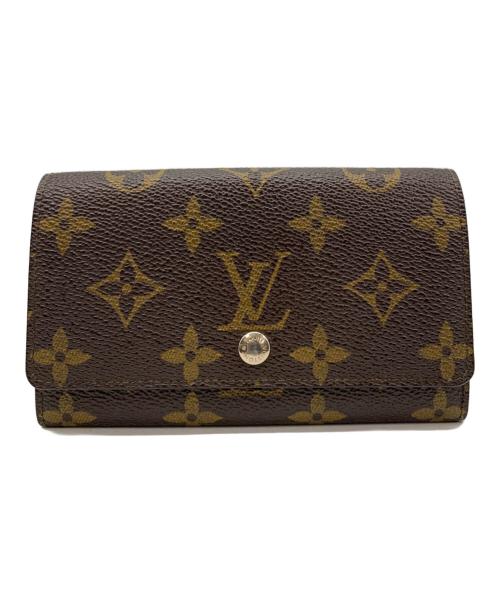 LOUIS VUITTON（ルイ ヴィトン）LOUIS VUITTON (ルイ ヴィトン) ポルトモネ・ジップ ブラウンの古着・服飾アイテム