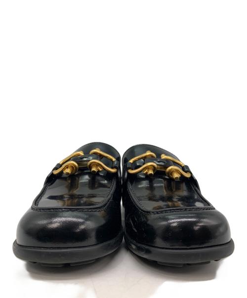 BOTTEGA VENETA（ボッテガベネタ）BOTTEGA VENETA (ボッテガベネタ) ムッシュローファー ブラック サイズ:37 1/2の古着・服飾アイテム