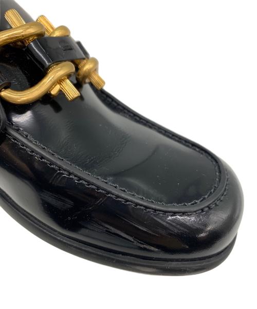 BOTTEGA VENETA（ボッテガベネタ）BOTTEGA VENETA (ボッテガベネタ) ムッシュローファー ブラック サイズ:37 1/2の古着・服飾アイテム