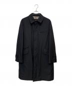 BURBERRY BLACK LABELバーバリーブラックレーベル）の古着「ステンカラーコート」｜ブラック