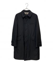 BURBERRY BLACK LABEL（バーバリーブラックレーベル）の古着「ステンカラーコート」｜ブラック