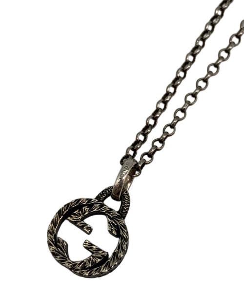 GUCCI（グッチ）GUCCI (グッチ) インターロッキングGペンダントネックレスの古着・服飾アイテム