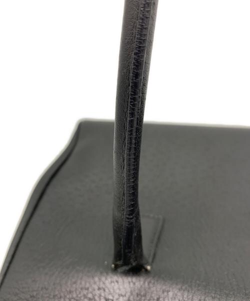 Salvatore Ferragamo（サルヴァトーレ フェラガモ）Salvatore Ferragamo (サルヴァトーレ フェラガモ) ガンチーニレザーハンドバッグ ブラックの古着・服飾アイテム