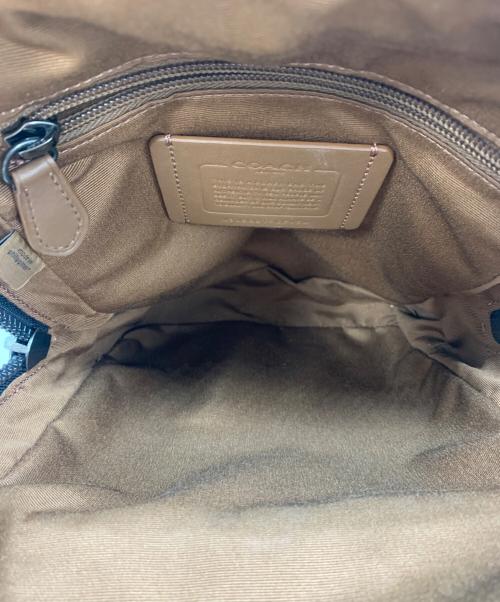 COACH（コーチ）COACH (コーチ) ショルダーバッグ ベージュ×レッドの古着・服飾アイテム