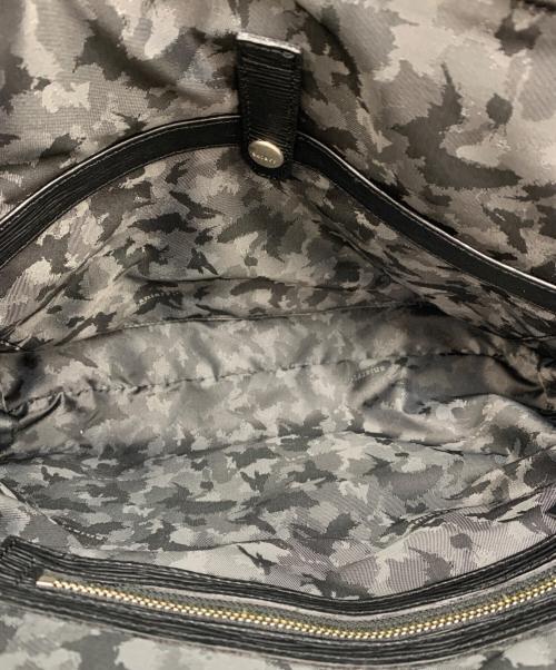 aniary（アニアリ）aniary (アニアリ) 型押しビジネスバッグ ブラックの古着・服飾アイテム