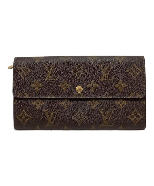 LOUIS VUITTON（ルイ ヴィトン）LOUIS VUITTON (ルイ ヴィトン) ポルトフォイユ・サラ ブラウンの古着・服飾アイテム