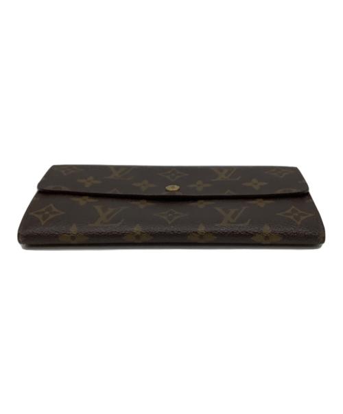 LOUIS VUITTON（ルイ ヴィトン）LOUIS VUITTON (ルイ ヴィトン) ポルトフォイユ・サラ ブラウンの古着・服飾アイテム