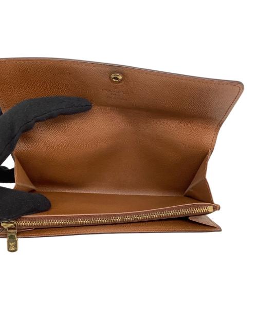 LOUIS VUITTON（ルイ ヴィトン）LOUIS VUITTON (ルイ ヴィトン) ポルトフォイユ・サラ ブラウンの古着・服飾アイテム