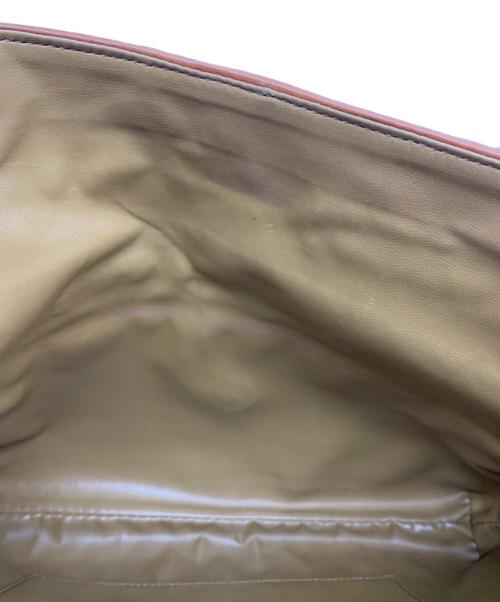 CELINE（セリーヌ）CELINE (セリーヌ) マカダム クラッチバッグ ベージュの古着・服飾アイテム