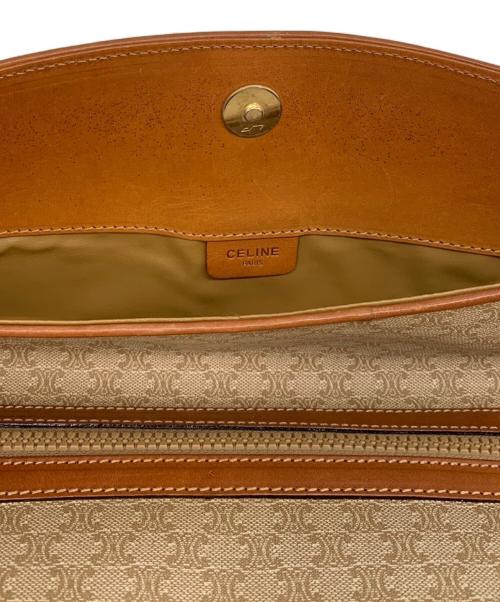 CELINE（セリーヌ）CELINE (セリーヌ) マカダム クラッチバッグ ベージュの古着・服飾アイテム