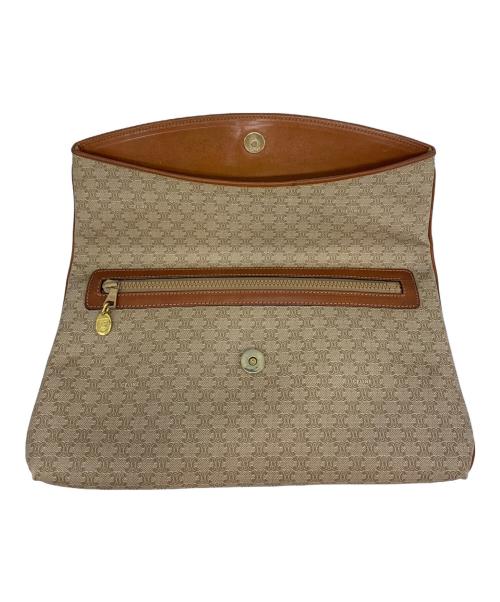 CELINE（セリーヌ）CELINE (セリーヌ) マカダム クラッチバッグ ベージュの古着・服飾アイテム