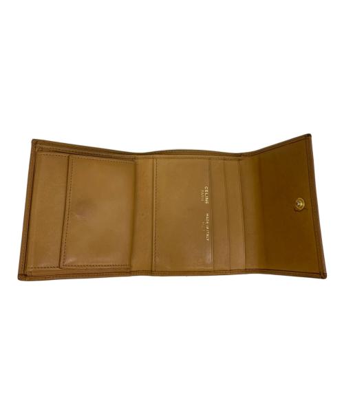 CELINE（セリーヌ）CELINE (セリーヌ) マカダム ミニウォレット ベージュの古着・服飾アイテム