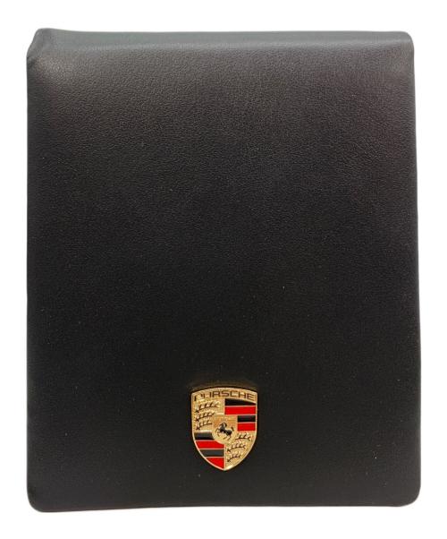 PORSCHE（ポルシェ）PORSCHE (ポルシェ) 2つ折り財布 ブラック 未使用品の古着・服飾アイテム