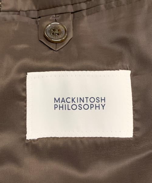 MACKINTOSH PHILOSOPHY（マッキントッシュ フィロソフィー）MACKINTOSH PHILOSOPHY (マッキントッシュ フィロソフィー) テーラードジャージージャケット ブラウン サイズ:40Lの古着・服飾アイテム