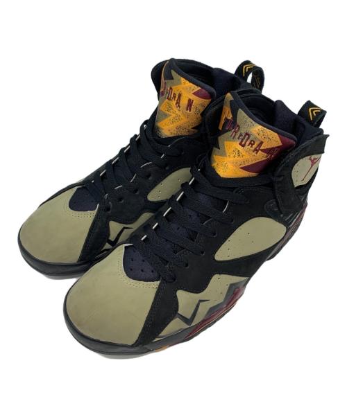 NIKE（ナイキ）NIKE (ナイキ) AIR JORDAN 7 RETRO カーキ×ブラック サイズ:28.5の古着・服飾アイテム
