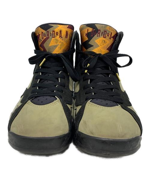 NIKE（ナイキ）NIKE (ナイキ) AIR JORDAN 7 RETRO カーキ×ブラック サイズ:28.5の古着・服飾アイテム