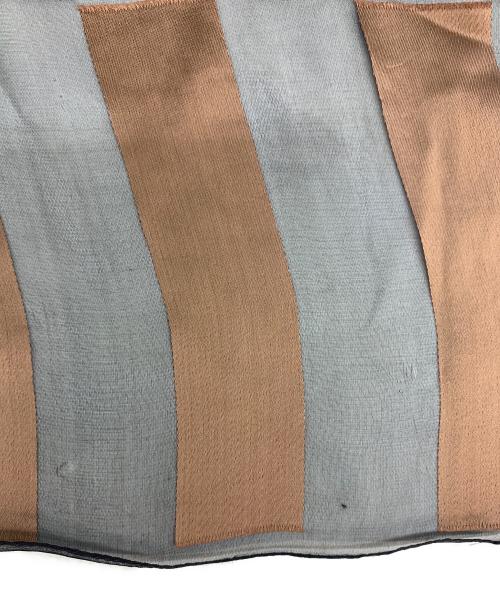 FENDI（フェンディ）FENDI (フェンディ) ズッカ柄シースルーストール ブラウン×ブラックの古着・服飾アイテム