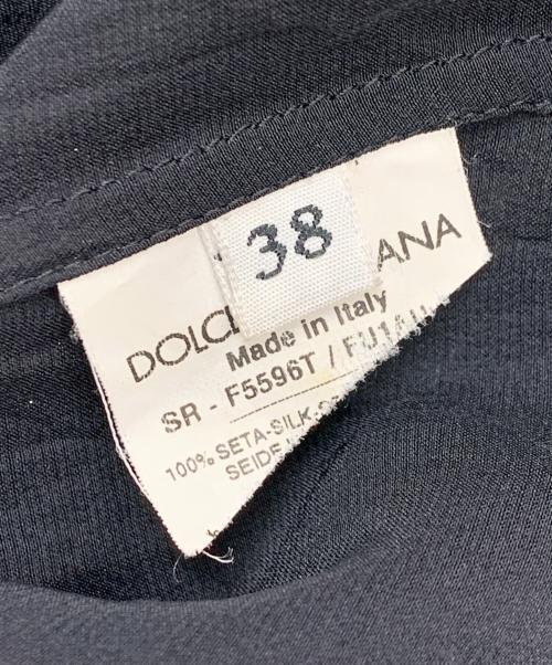 DOLCE & GABBANA（ドルチェ＆ガッバーナ）DOLCE & GABBANA (ドルチェ＆ガッバーナ) シルクシャツ ブラック サイズ:38の古着・服飾アイテム