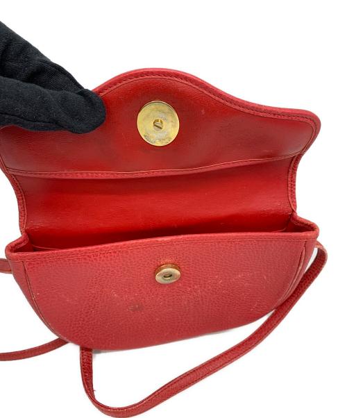 Christian Dior（クリスチャン ディオール）Christian Dior (クリスチャン ディオール) ショルダーポーチ レッドの古着・服飾アイテム