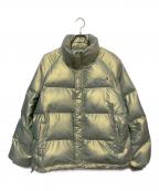 90909090）の古着「Logo Rich Puffer Jacket」｜グリーン
