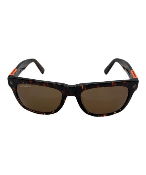 DSQUARED2（ディースクエアード）DSQUARED2 (ディースクエアード) サングラス ブラウン サイズ:54□19の古着・服飾アイテム