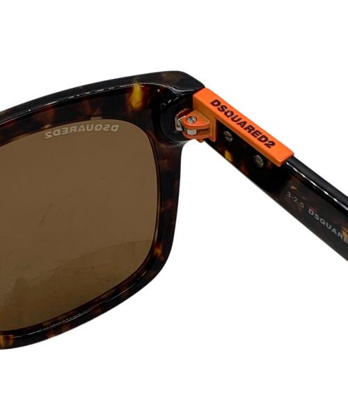 DSQUARED2（ディースクエアード）DSQUARED2 (ディースクエアード) サングラス ブラウン サイズ:54□19の古着・服飾アイテム
